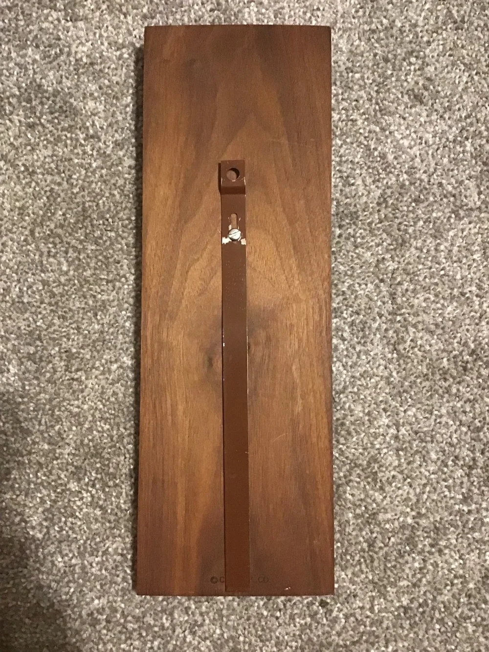 Vintage Walnut Wood 25th Wedding Anniversary wall decor
